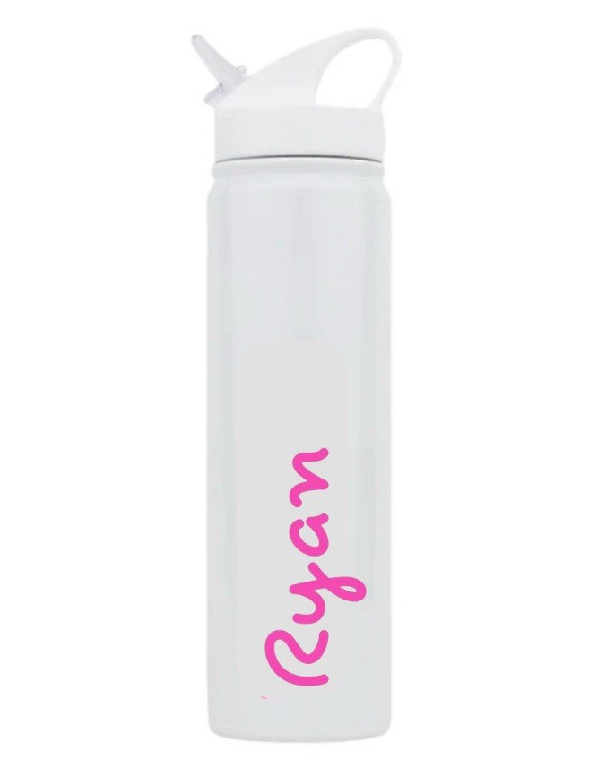 Custom Love Island Water Bottle Vinyl Font Decal – Customize and Pick Your Color