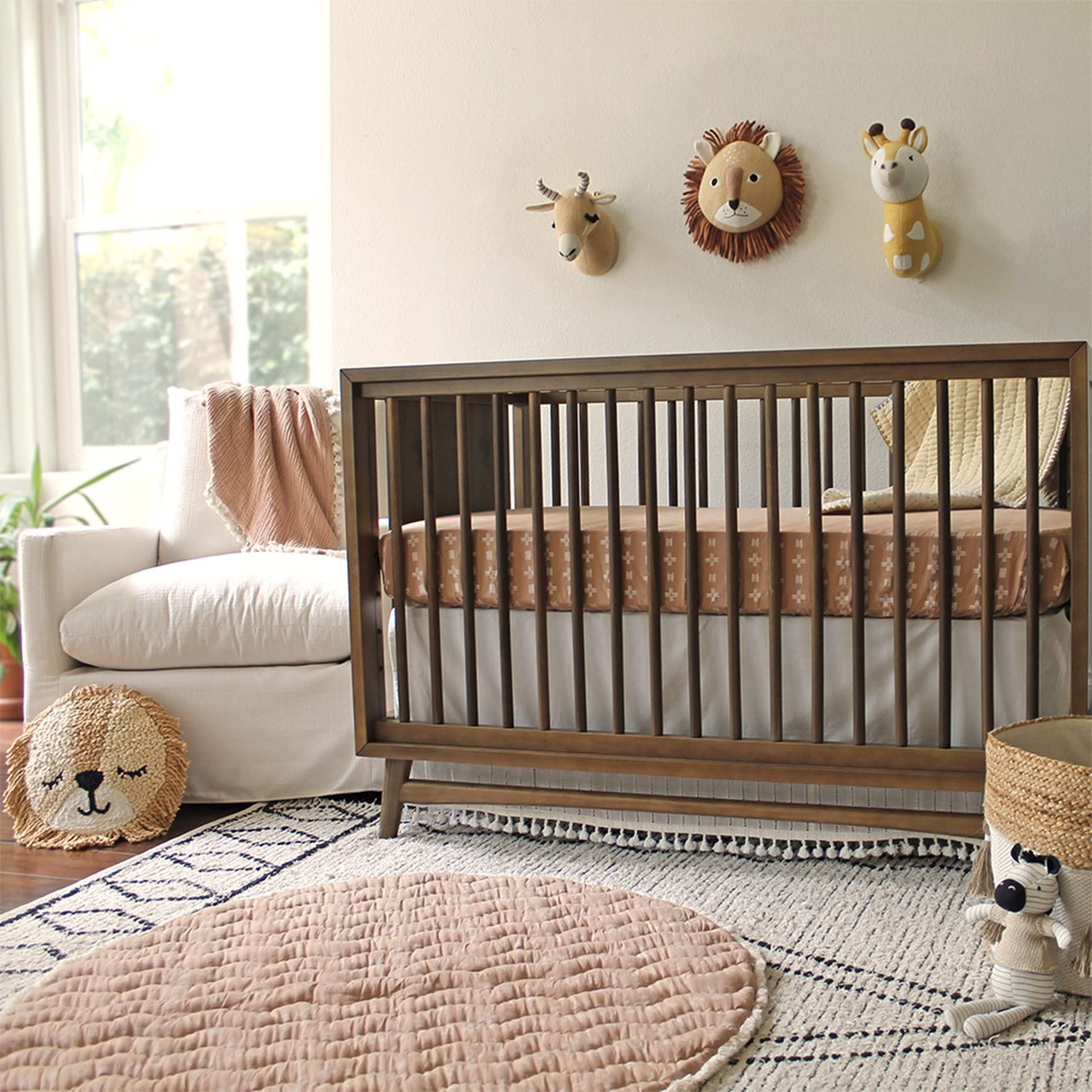 Safari Nursery Décor, Plush Animal Wall Décor for Boys and Girls, Antelope, 7…
