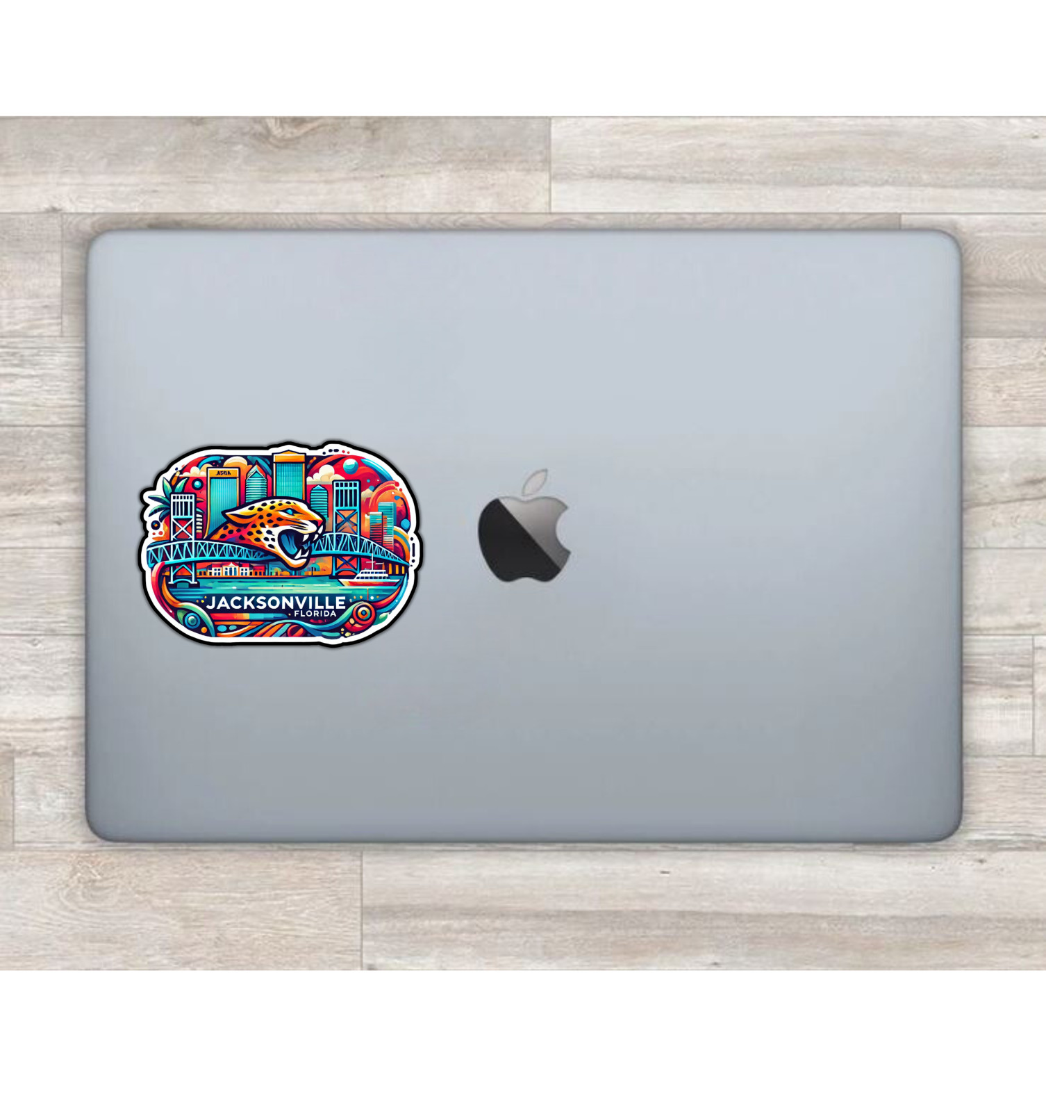 Jacksonville Florida Fridge Magnet or Laptop Sticker