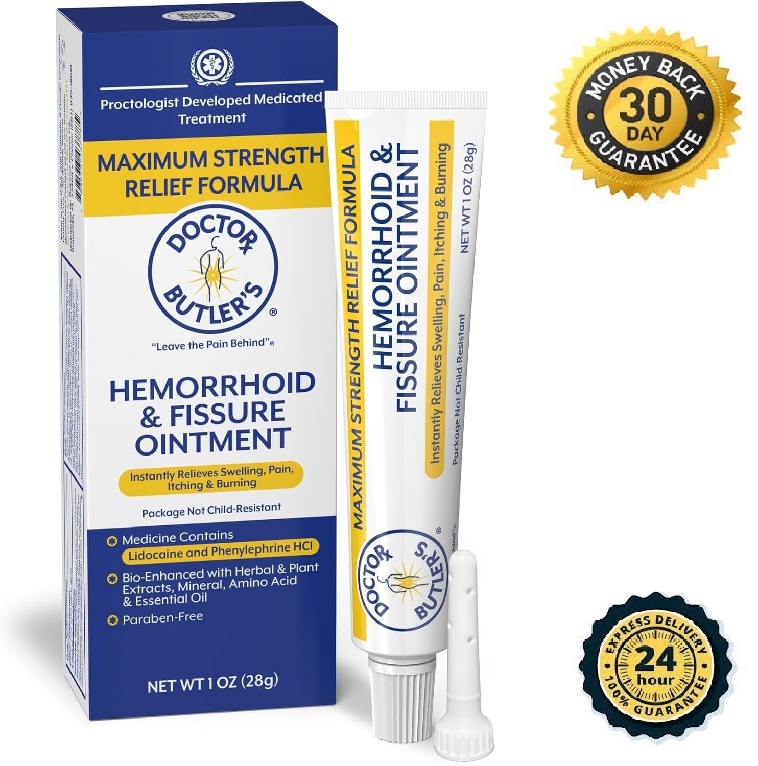 Doctor Butler’S Hemorrhoid & Fissure Ointment – Hemorrhoid Treatment and Hemorrh