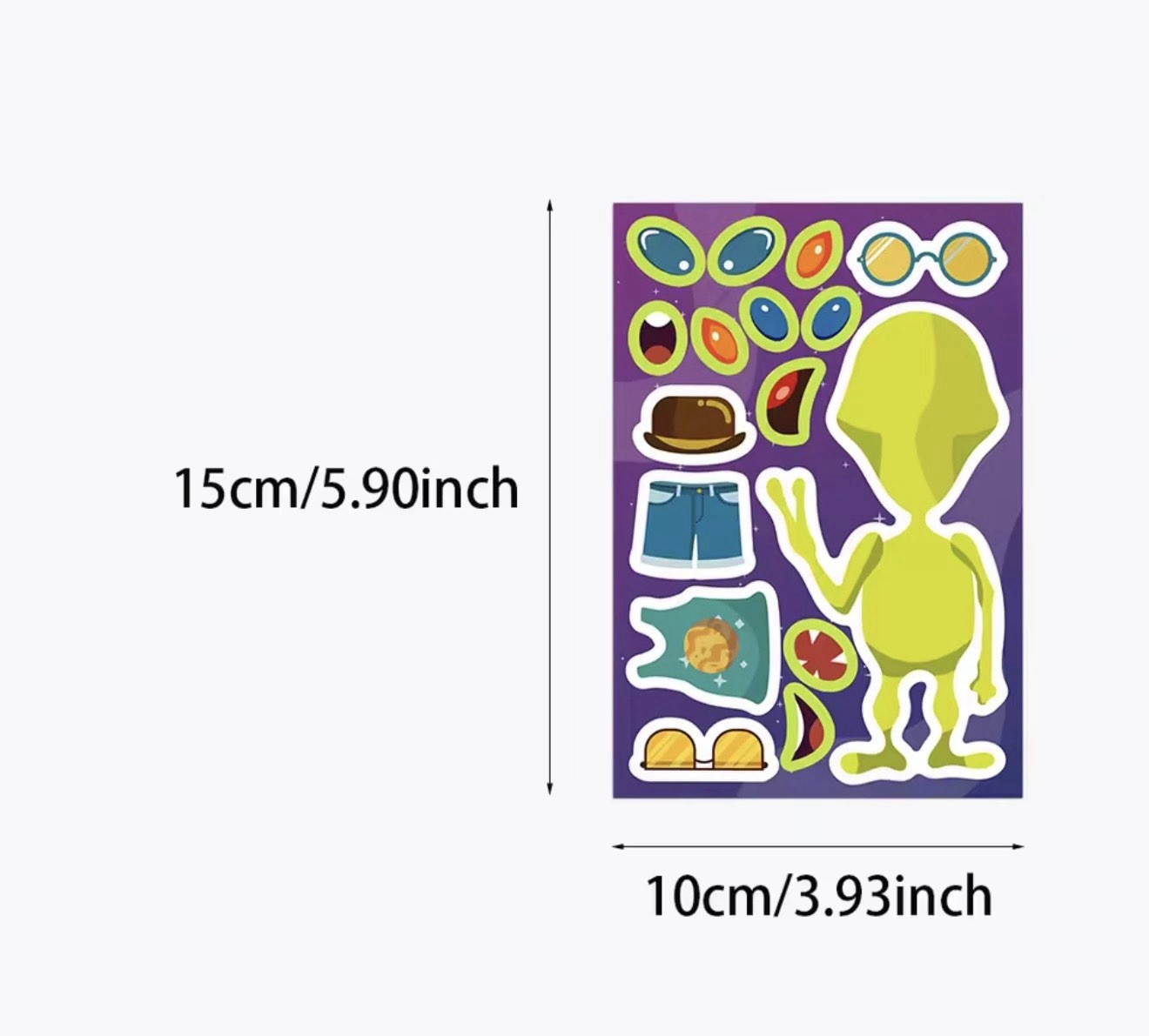 24 Sheets Space Stickers for Kids Boys, Planets Astronaut Spaceship Outer Space