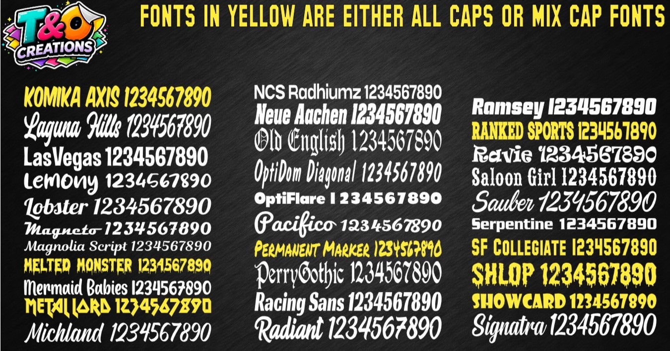 Custom Text Vinyl Lettering Decal -ANY TEXT- Several Size Options 1.5"-72" width