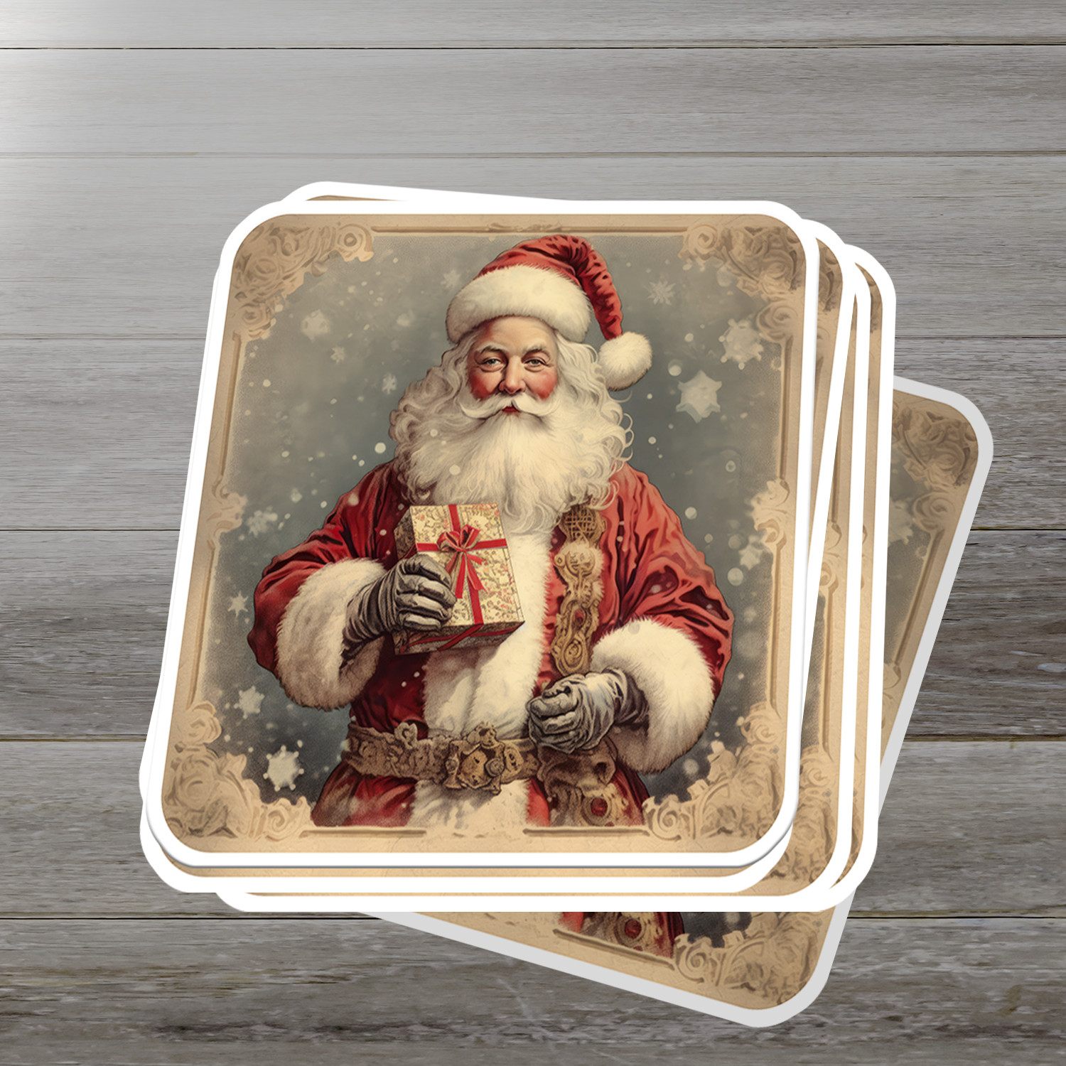 Santa Claus Vinyl Sticker – Bring the Magic of Christmas Anywhere