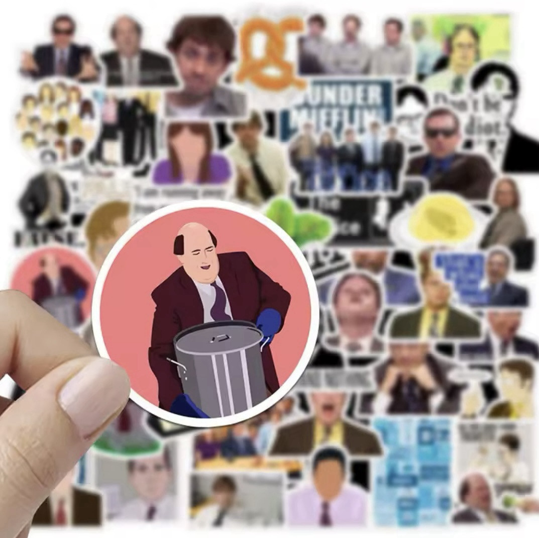 The Office Style Stickers 50pk The Office Mixed Sarcasm Fun Random Meme Stickers