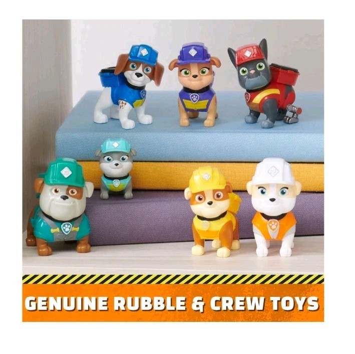 Rubble & Crew, Toy Figures Gift Pack with 7 Collectible Action Figure Fast Ship