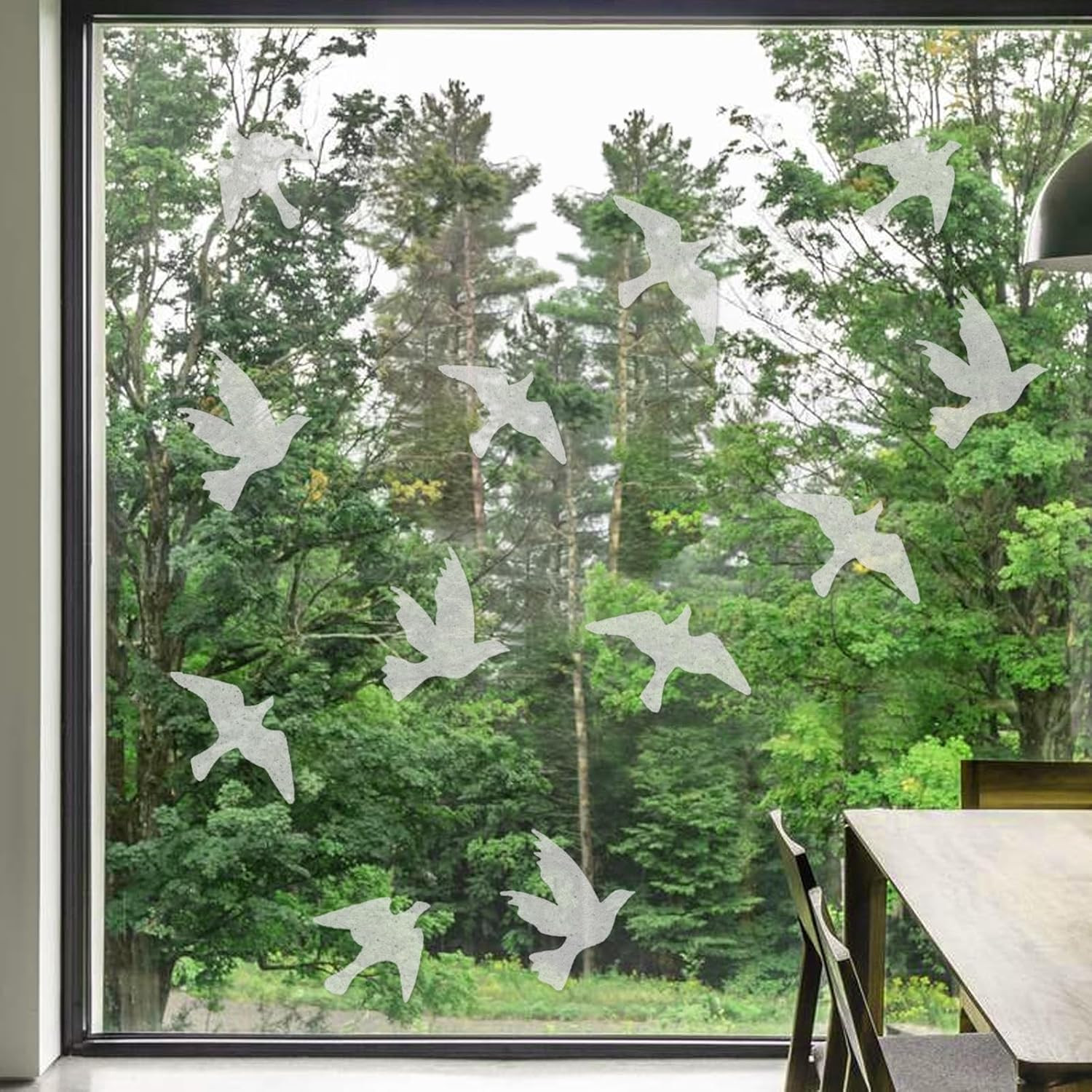 UV Reflective Anti-Collision Window Bird Stickers Decals Glass Door Protect and
