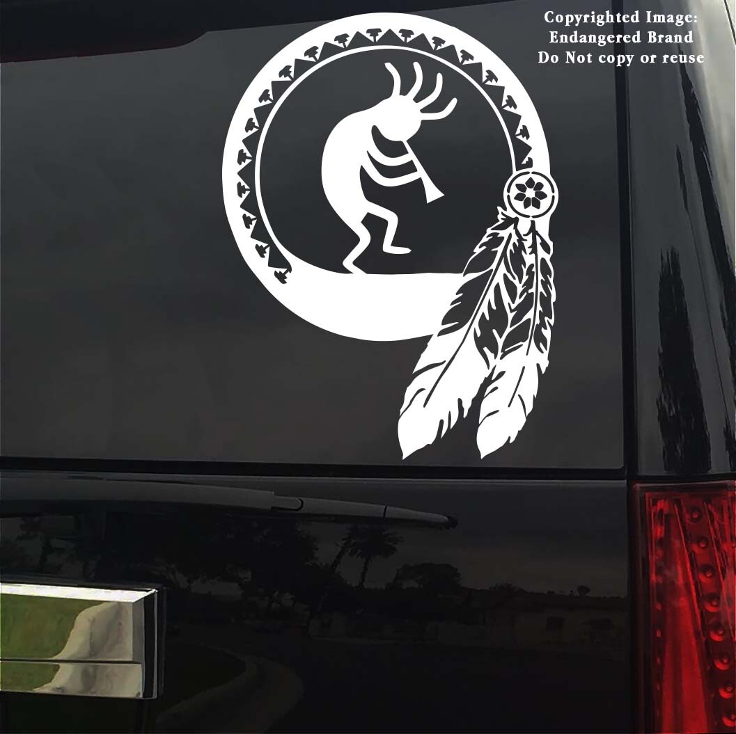 – Dream Catcher Kokopelli Southwest Spiritual New Mexico Native Amerian sticker