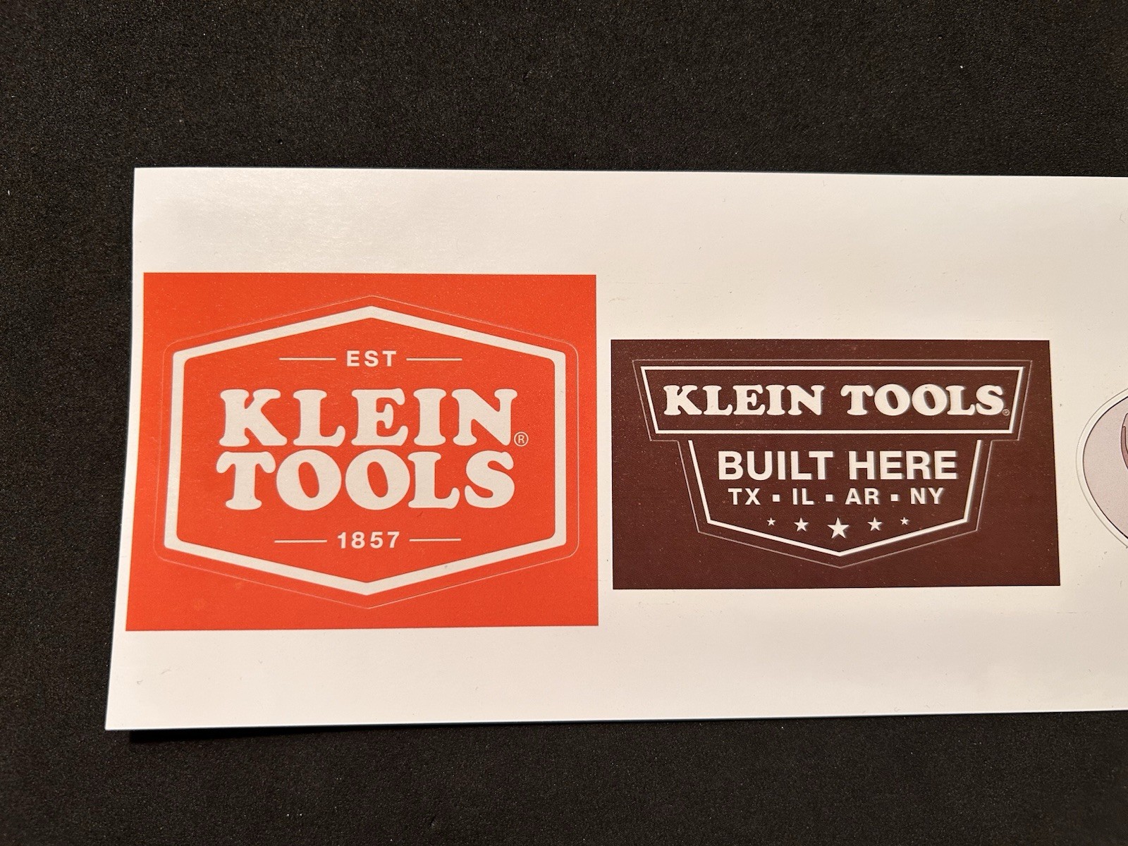 Klein Tools Tradesman Club Exclusive Giveaway Sticker 2025 Q4 Limited