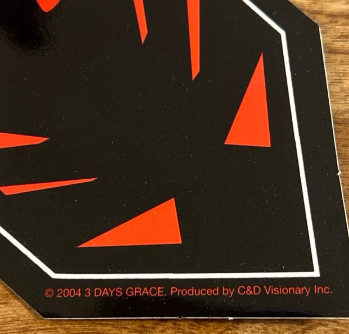 VINTAGE & RARE 2004 Three Days Grace Official Sticker