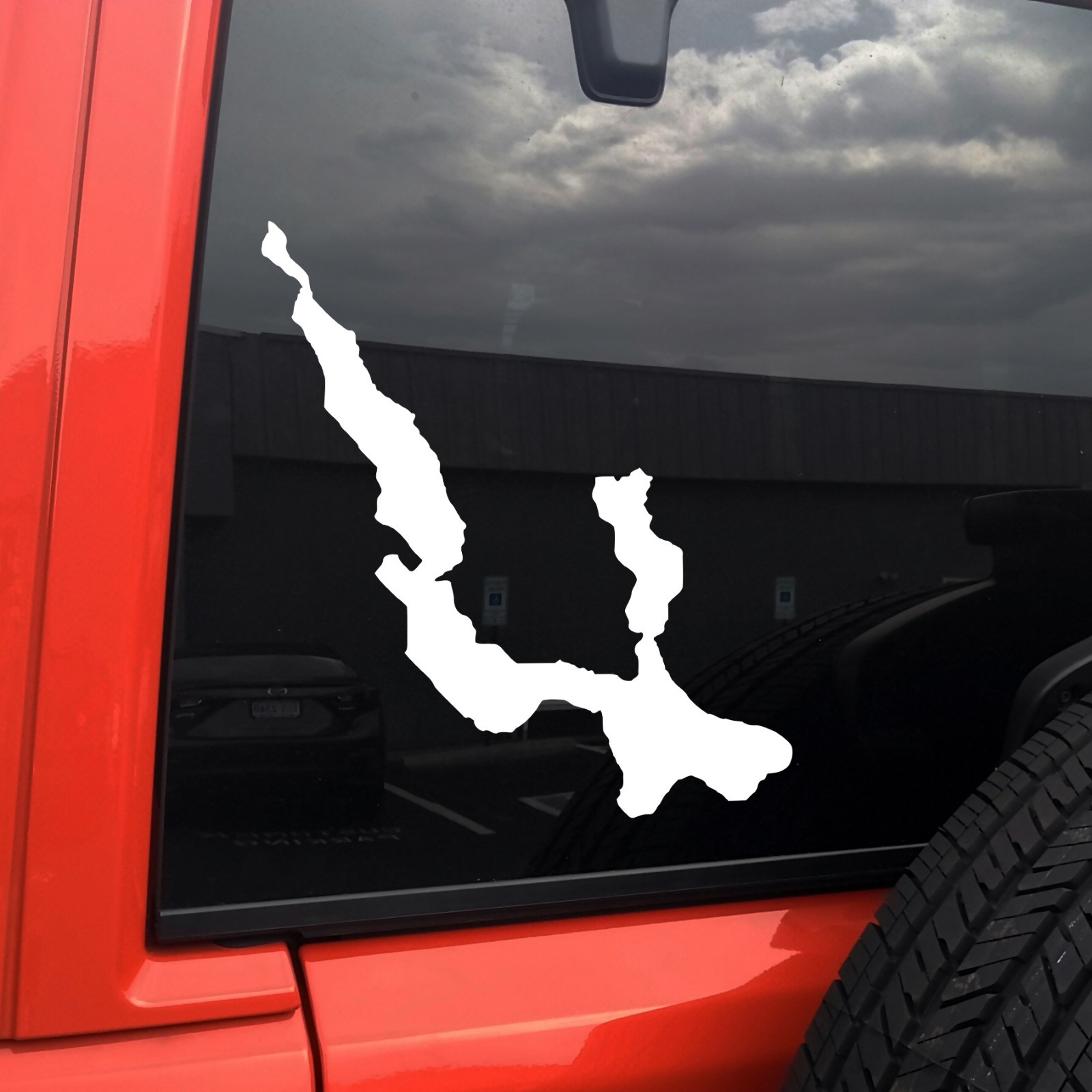 Walloon Lake Michigan Outline Sticker Decal Up North Cottage Vinyl