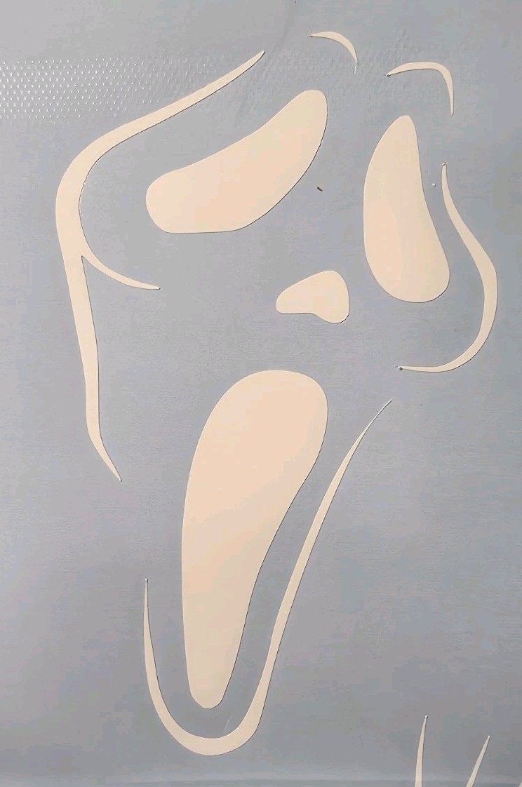 Ghost Face Scream 7 Decal Car Wall Laptop Vinyl Sticker Phone Halloween October