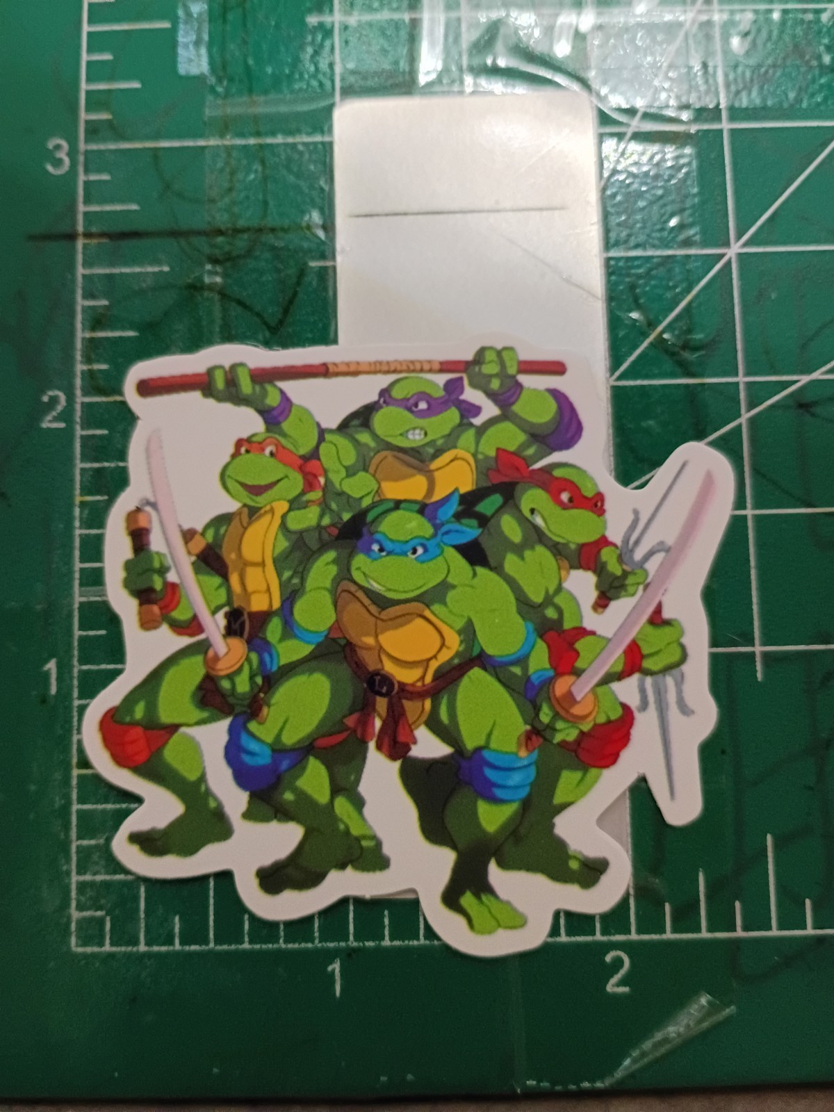 TMNT STICKER X 2×2 INCHES, VYNIL HIGH GLOSS STICKER X SMALL SIZE STICKER