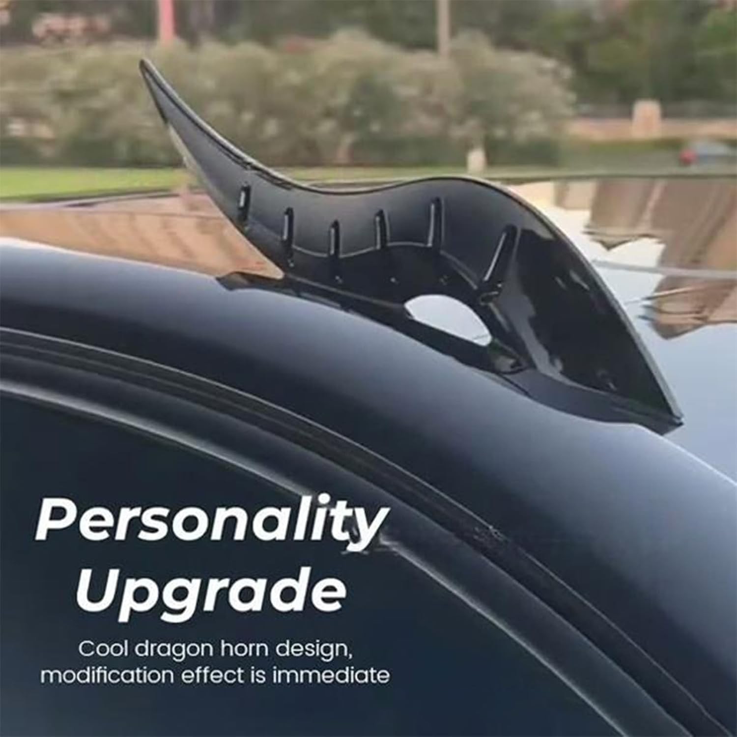 Fashionable Elegant Chic Bold Impressive 3D Dragon Horn Roof Decoration for Cars