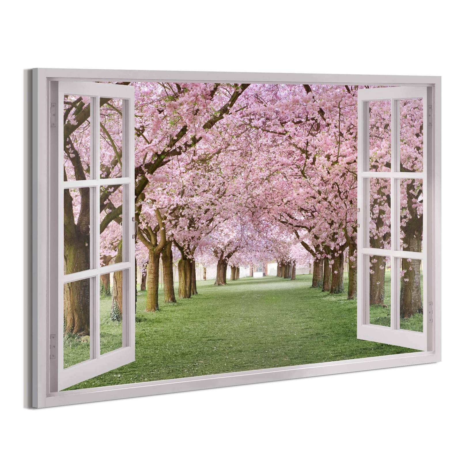 Window View Cherry Blossom Picture: Bedroom Aesthetic Flower Wall Art Nature …