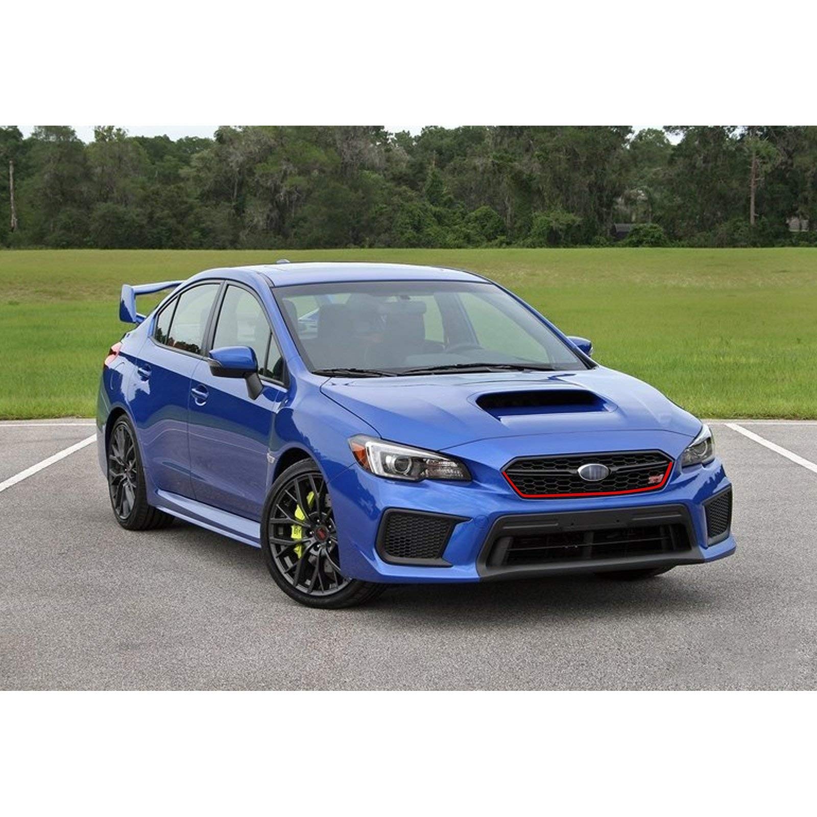 Xotic Tech Front Grille Hood Frame Edge Vinyl Decal, JDM Style Pre-Cut Overlay W