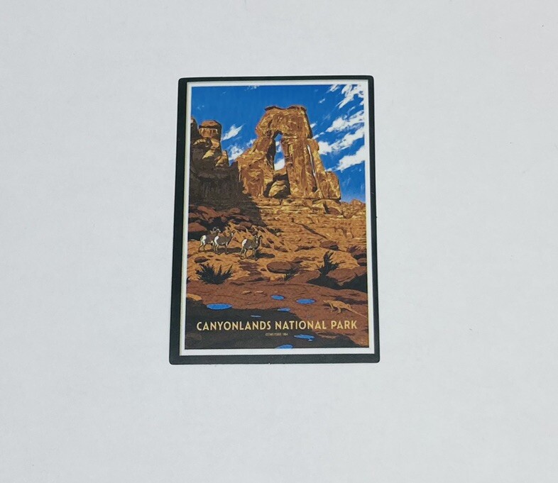 Canyonlands National Park Sticker Utah Arch Art Travel Decal Vinyl Souvenir Tc6