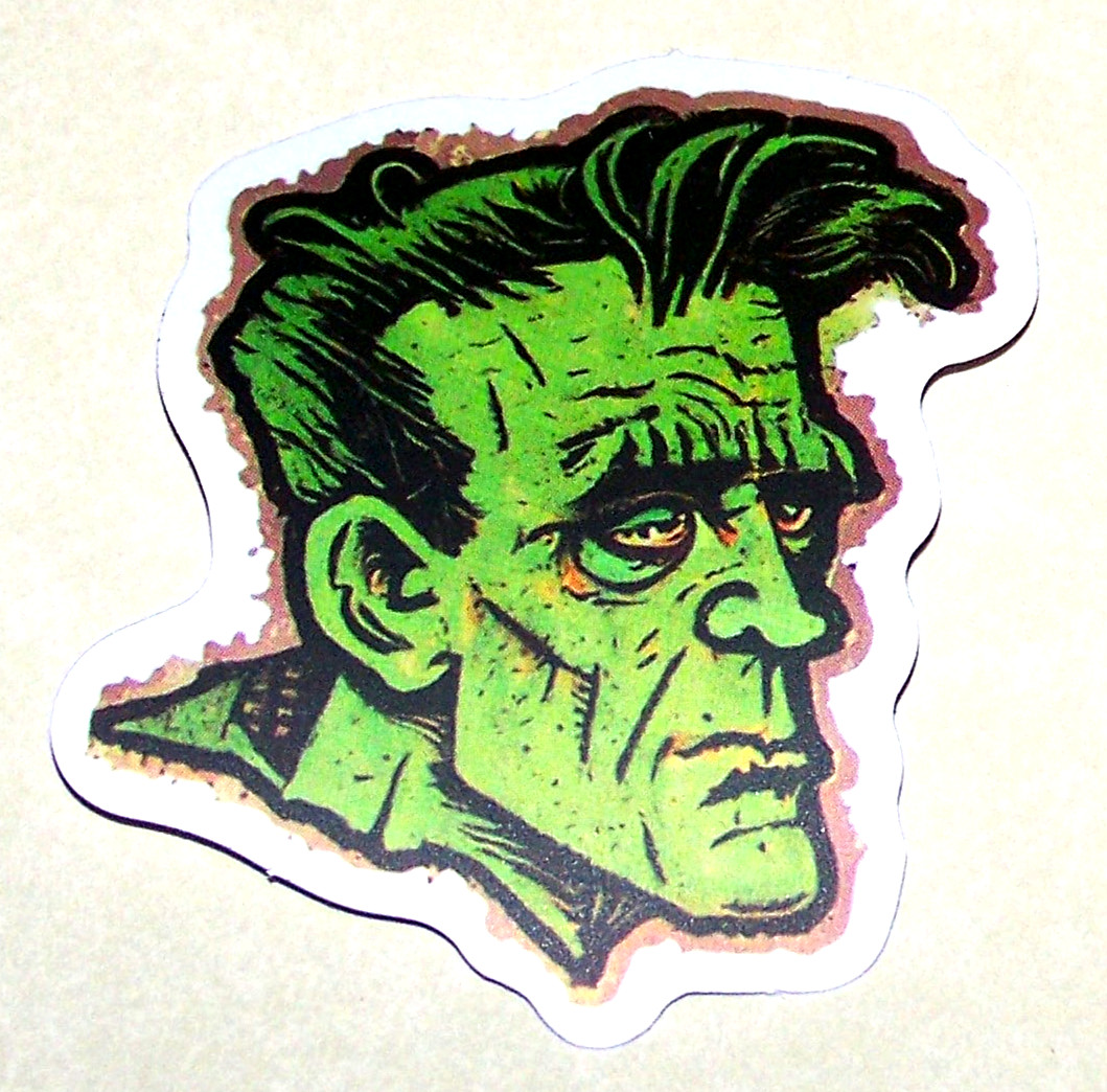 FRANKENSTEIN Cut Sticker Decal Monster Movie Horror Film Frankenstein
