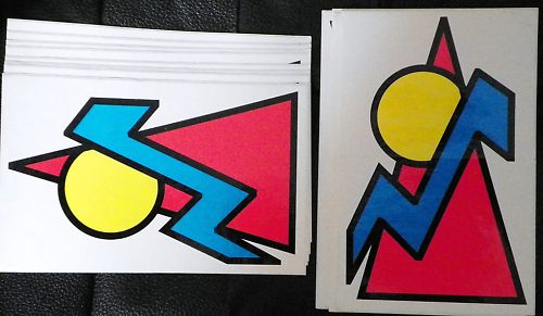 Mountain Climbing Sticker DECAL Sun Lightning Circle Triangle Arrow