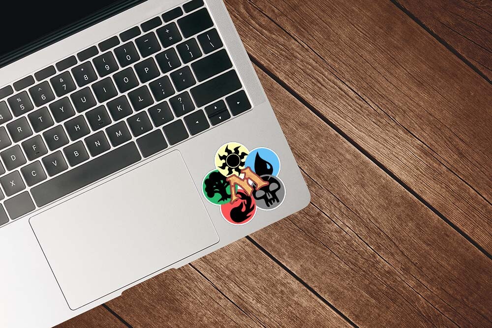 Magic the Gathering Mana Symbols Vinyl Decal Sticker for Car Laptop Water Bottle