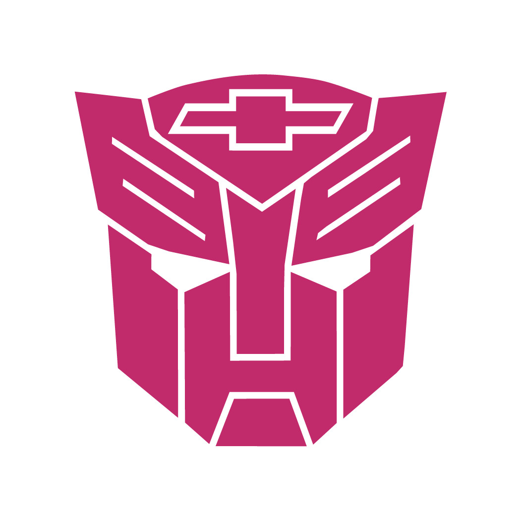 Chevy Transformer Die Cut Decal Made in USA Multiple Colors Available 6+yrs