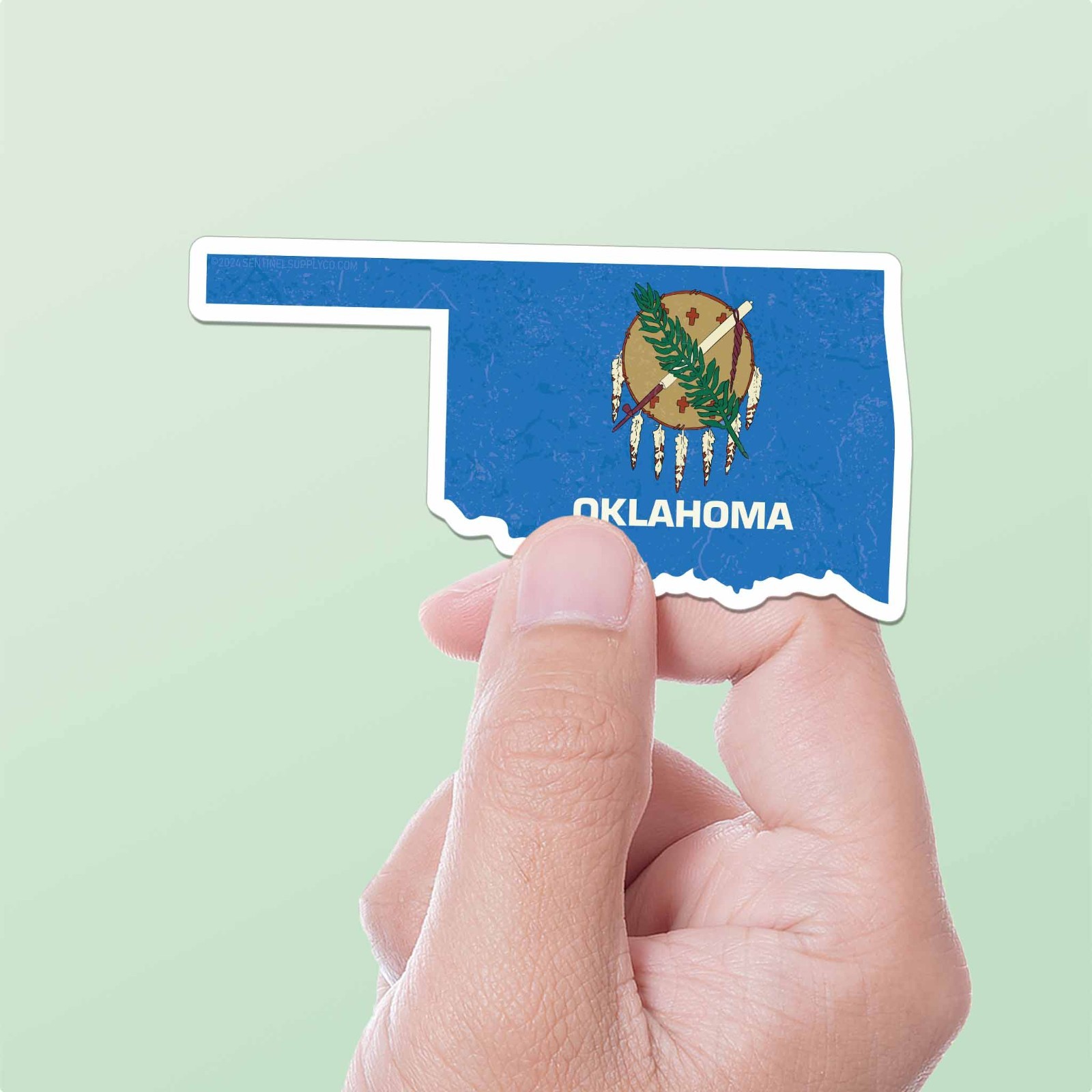 Oklahoma State Flag Sticker