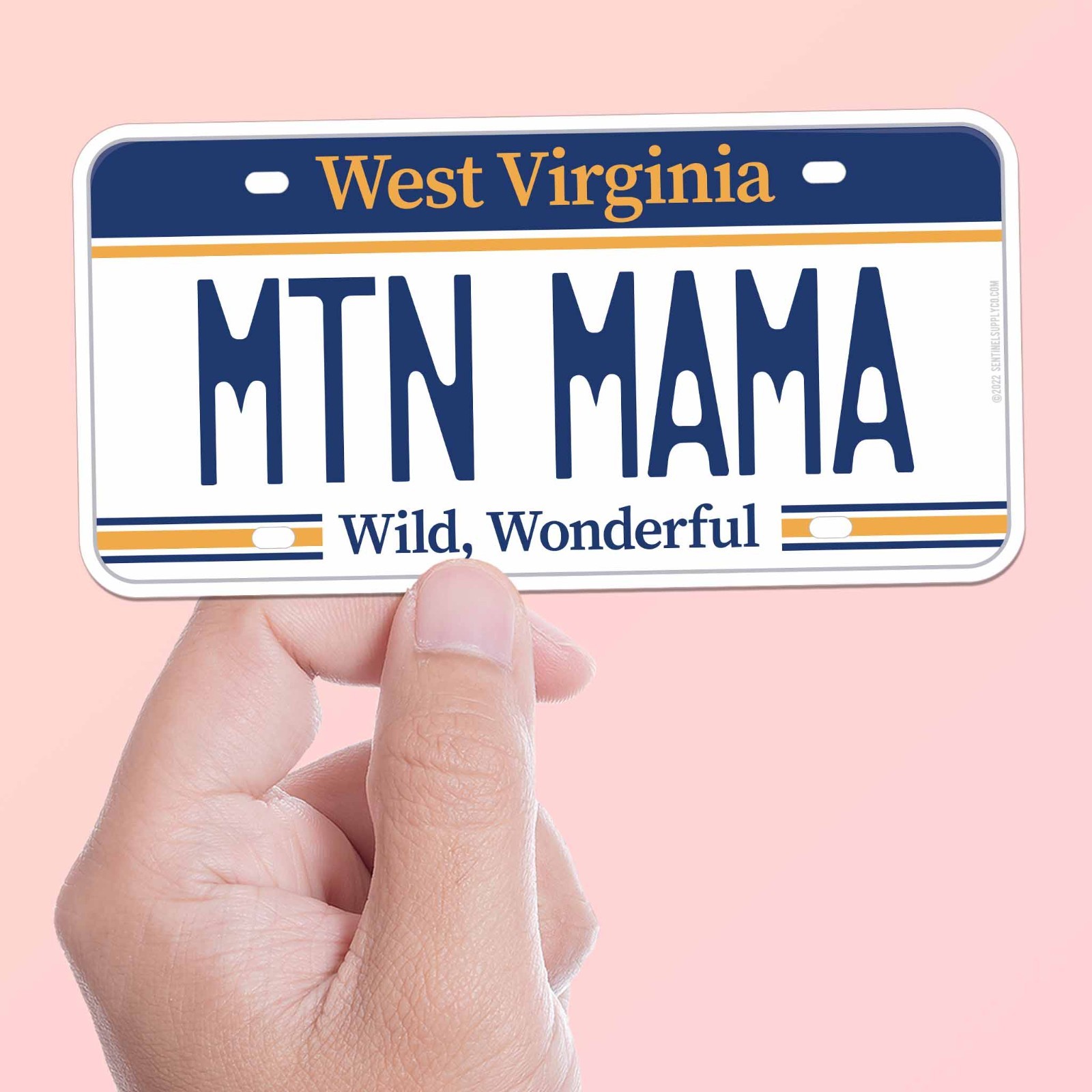 West Virginia License Plate Bumper Stickers – Choose Your WV Decal for Laptop