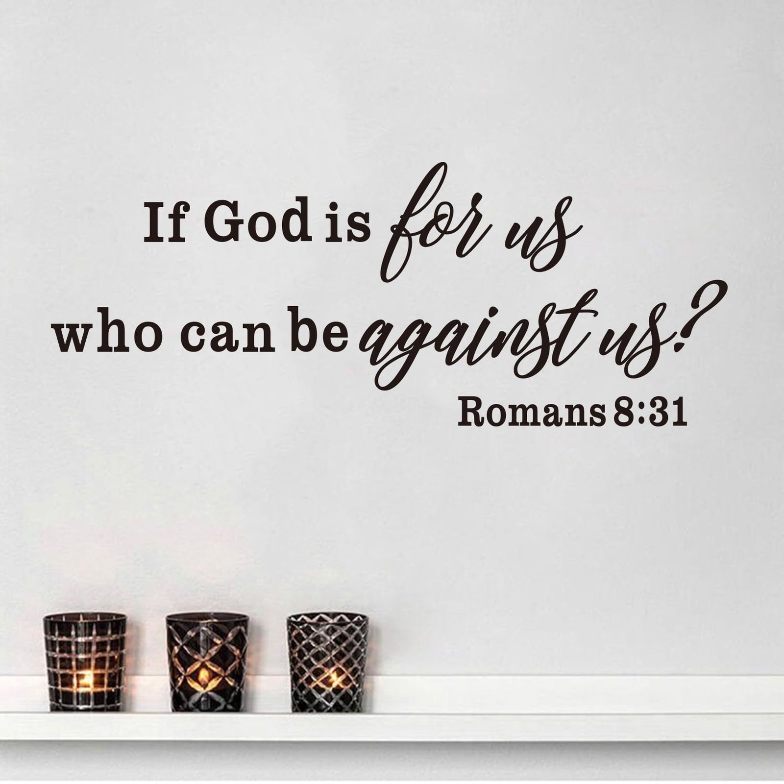 Bible Verse Wall Stickers for Bedroom: Christian Quotes Inspirational Living …