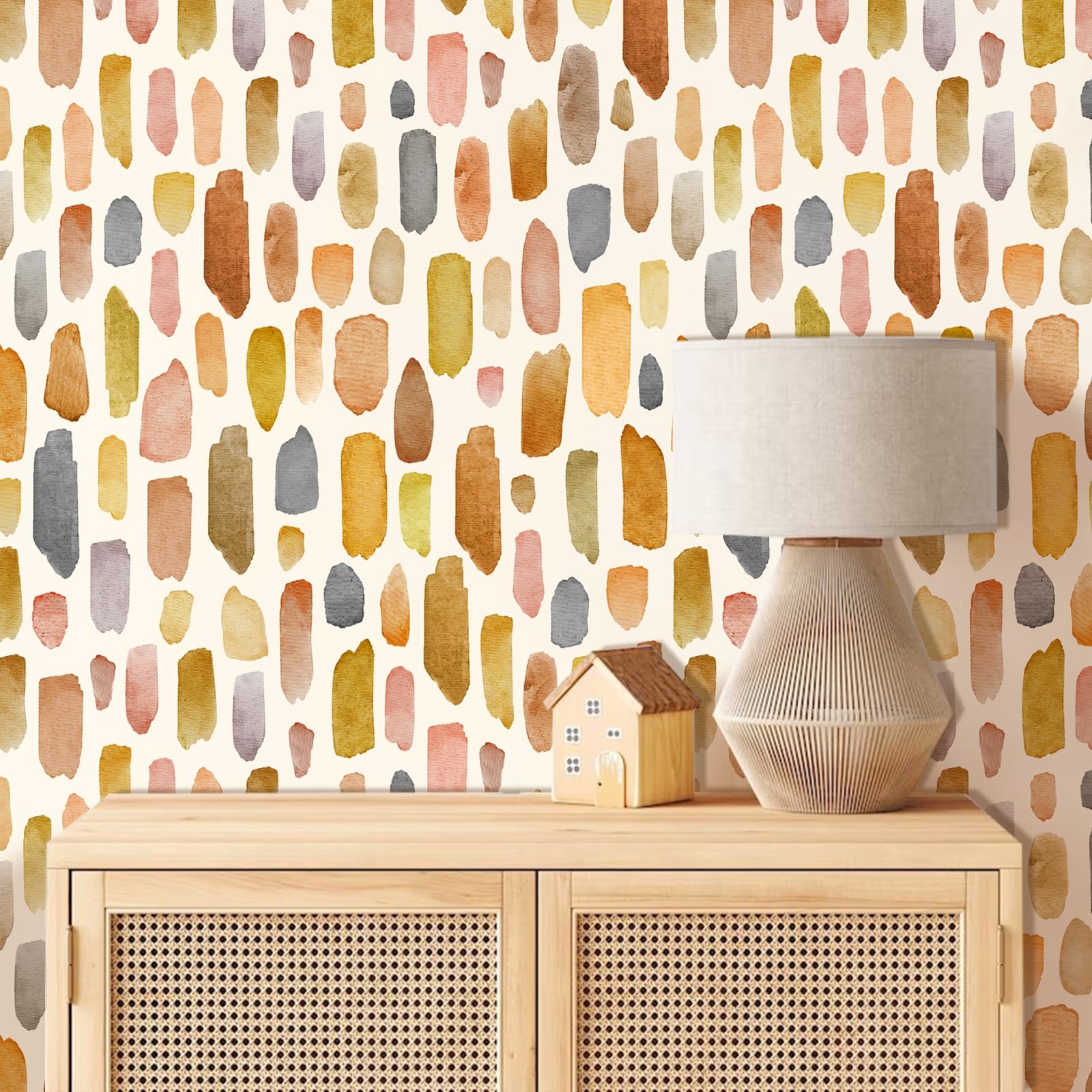 Line Wall Decals Wallpaper Peel and Stick Boho Line Stickers Murals Paint Lin…