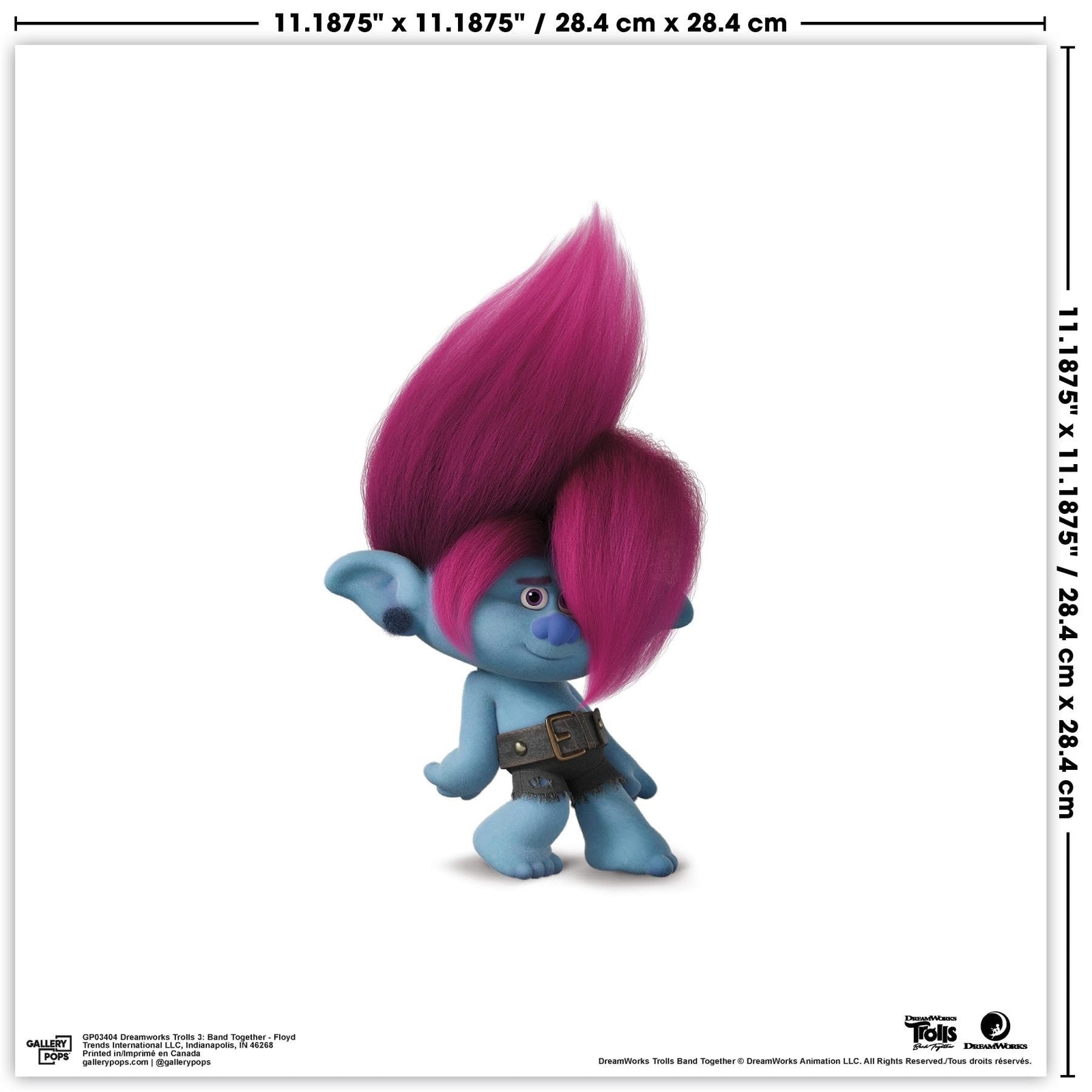 Trends International Gallery Pops Trolls Band Together – Floyd Wall Art Wall …
