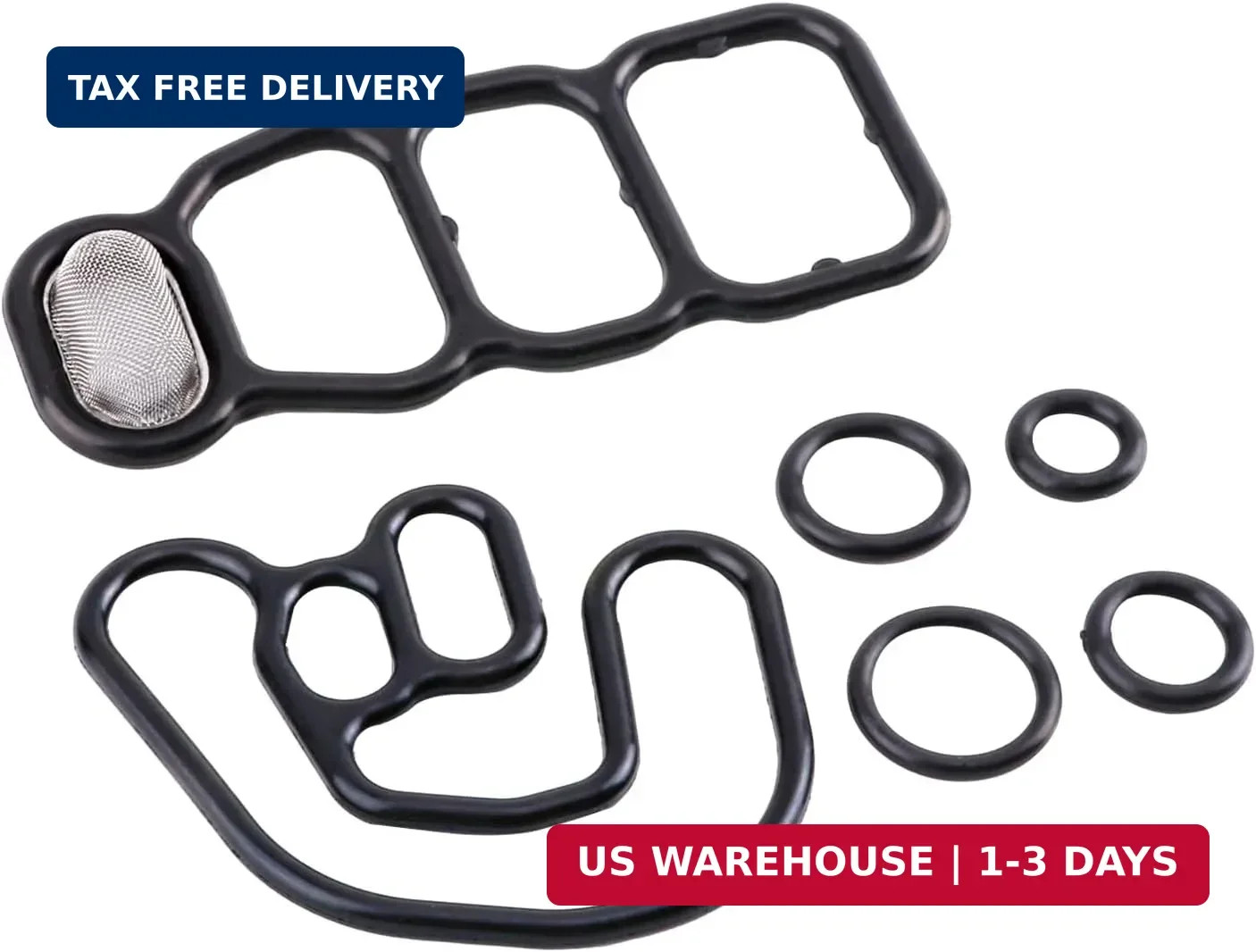 15810-RKB-J01 15826-RDV-J01 6pcs Head Cylinder Solenoid Valve Gasket Set Fit 200
