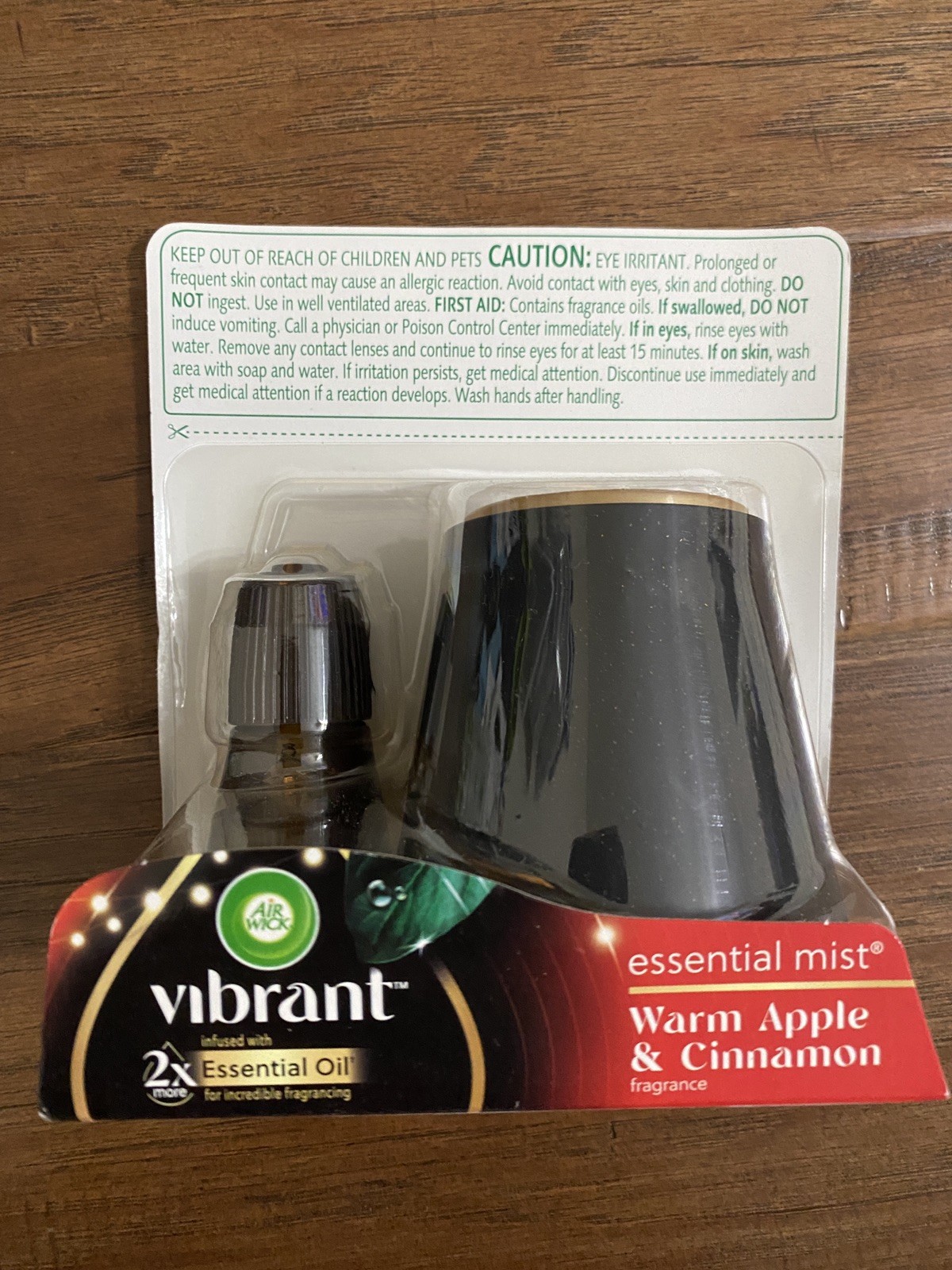 Air Wick 0.67 fl oz Essential Mist – Warm Apple Cinnamon – 2pk