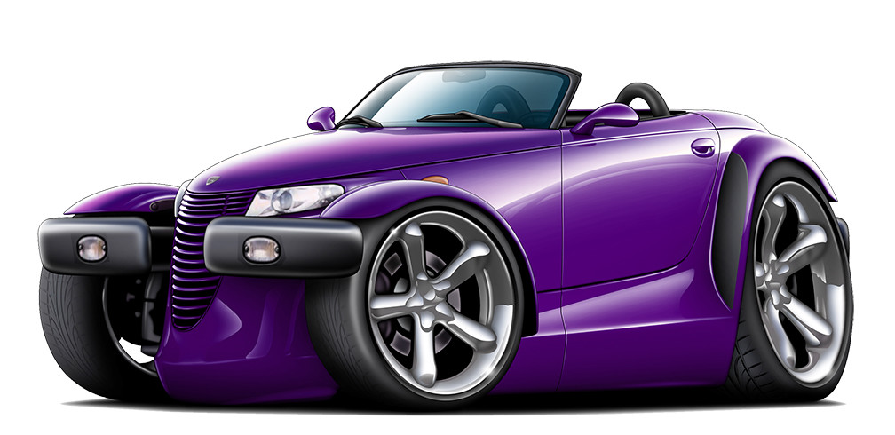 Plymouth Prowler Exotic Car Art Print NEW