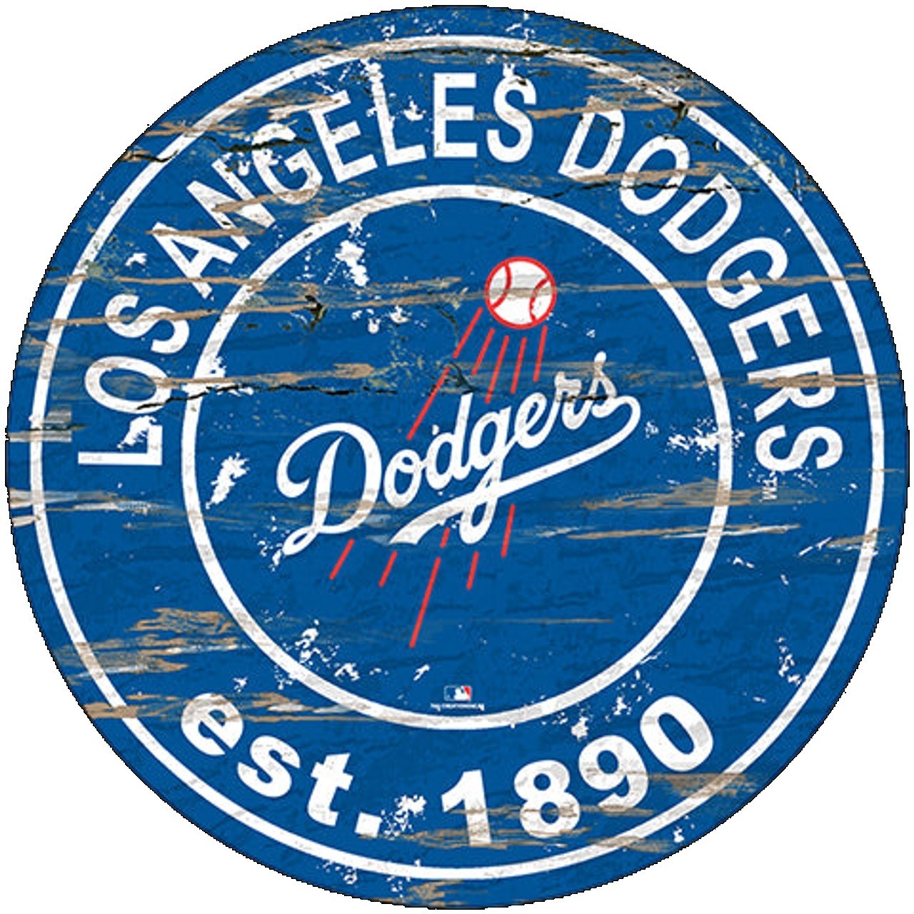 Los Angeles Blue White Baseball Weather Resistant Vinyl Sticker/Decal 16