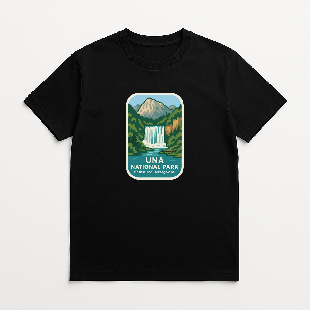 Una Bosnia and Herzegovina Iron On Heat Transfer Vinyl HTV World National Parks