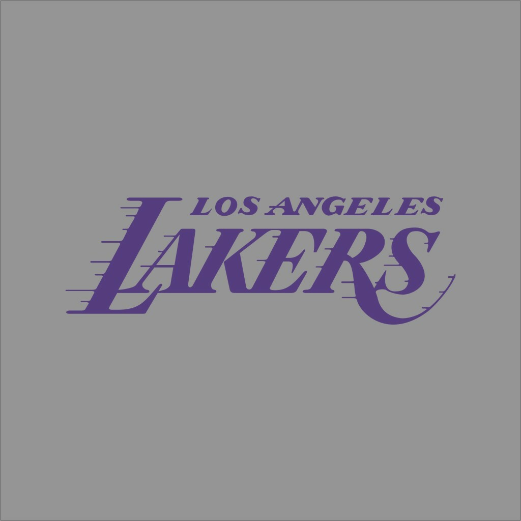 Los Angeles LA Lakers #5 NBA Team Pro Sports Vinyl Sticker Decal Window Wall