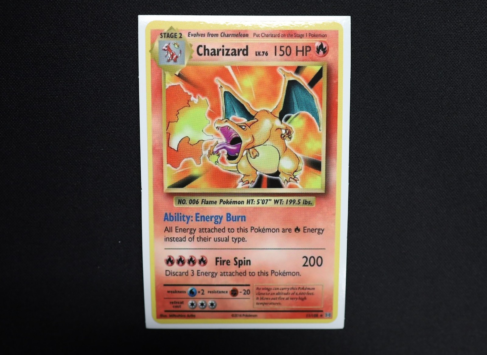 5 PK Charizard 1st Edition Credit Debit Card Skin Sticker Decal TCG