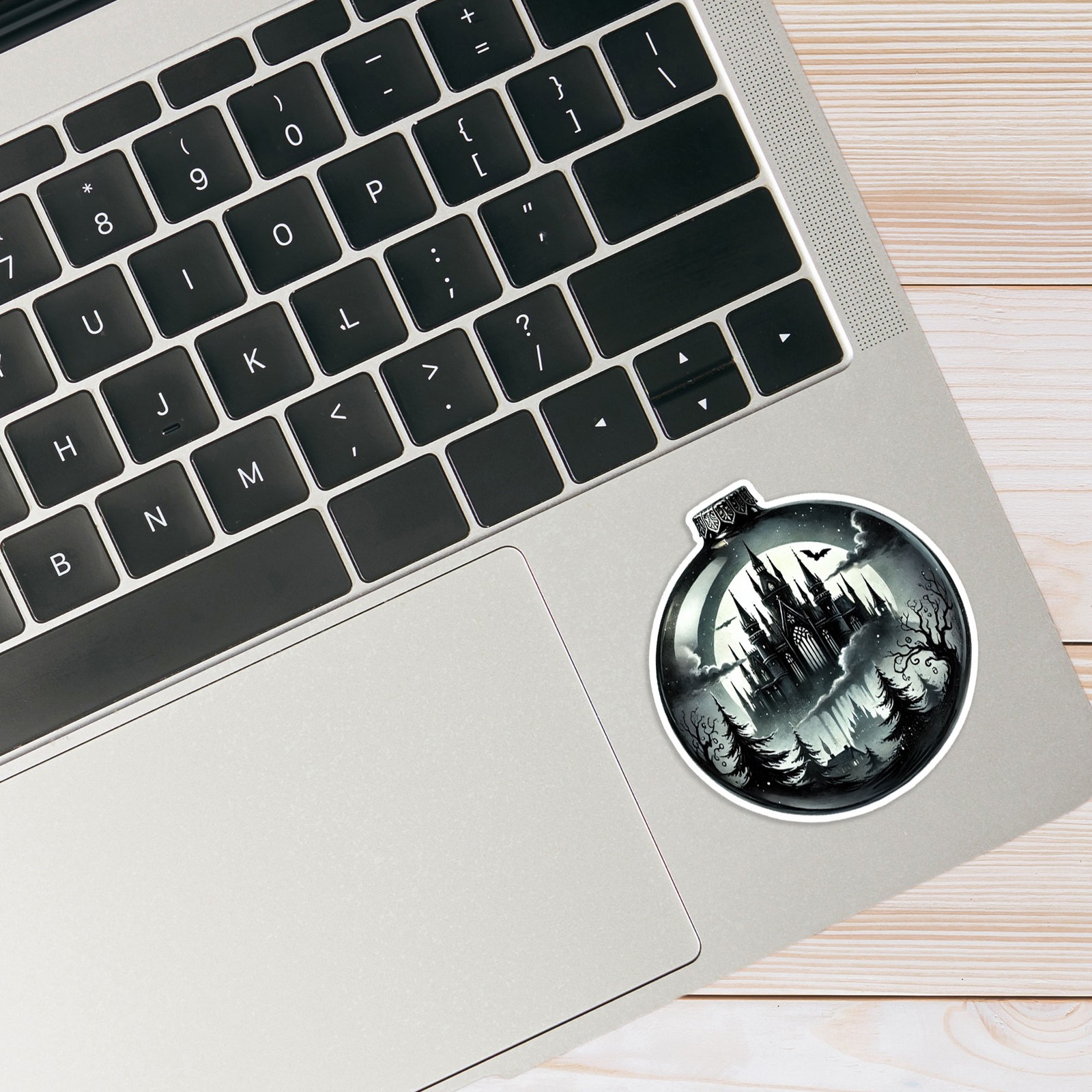 Gothic Castle Ornament – Vinyl Decal Sticker – Car Window Laptop – #1462