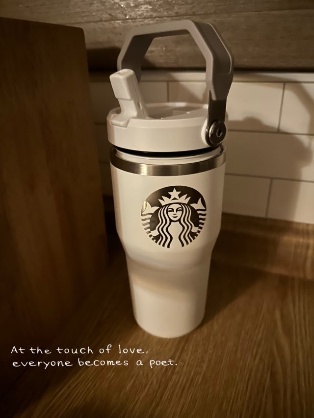 Starbucks Logo Metal Sticker Silver 4-Pack | Premium Metallic Decal Set