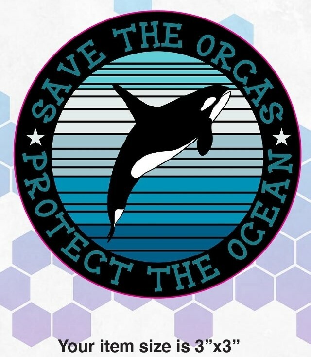 SAVE THE WHALES 🐋 STICKERS VARIETY PACK OF THREE