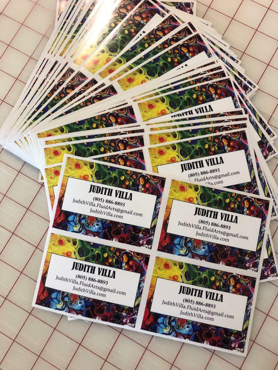 100 Custom Printed Stickers | Die Cut Vinyl | Bulk product labels | vinyl labels