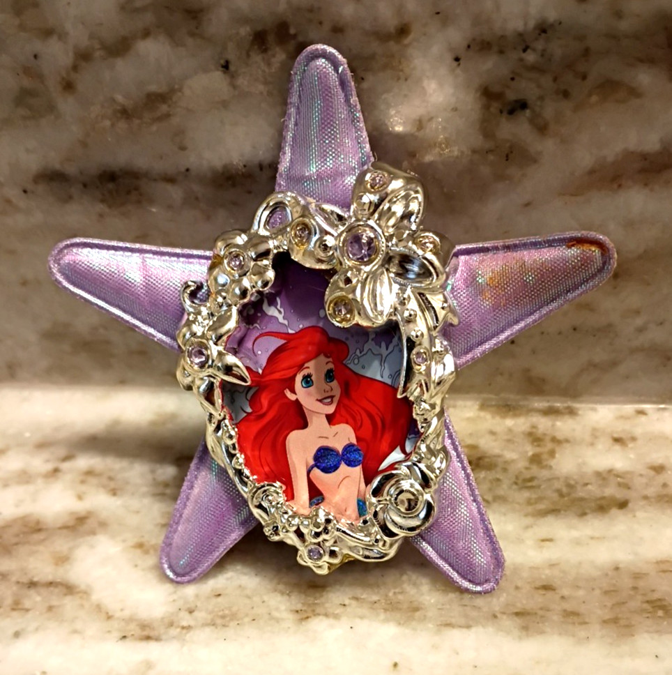 Little Mermaid Princess Dress Ariel Costume emblem ****STAR PORTRAIT **** G15