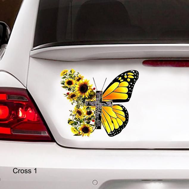 LARGE-SIZED CAR DECAL – CHRISTIAN RELIGION – 6 CHOICES