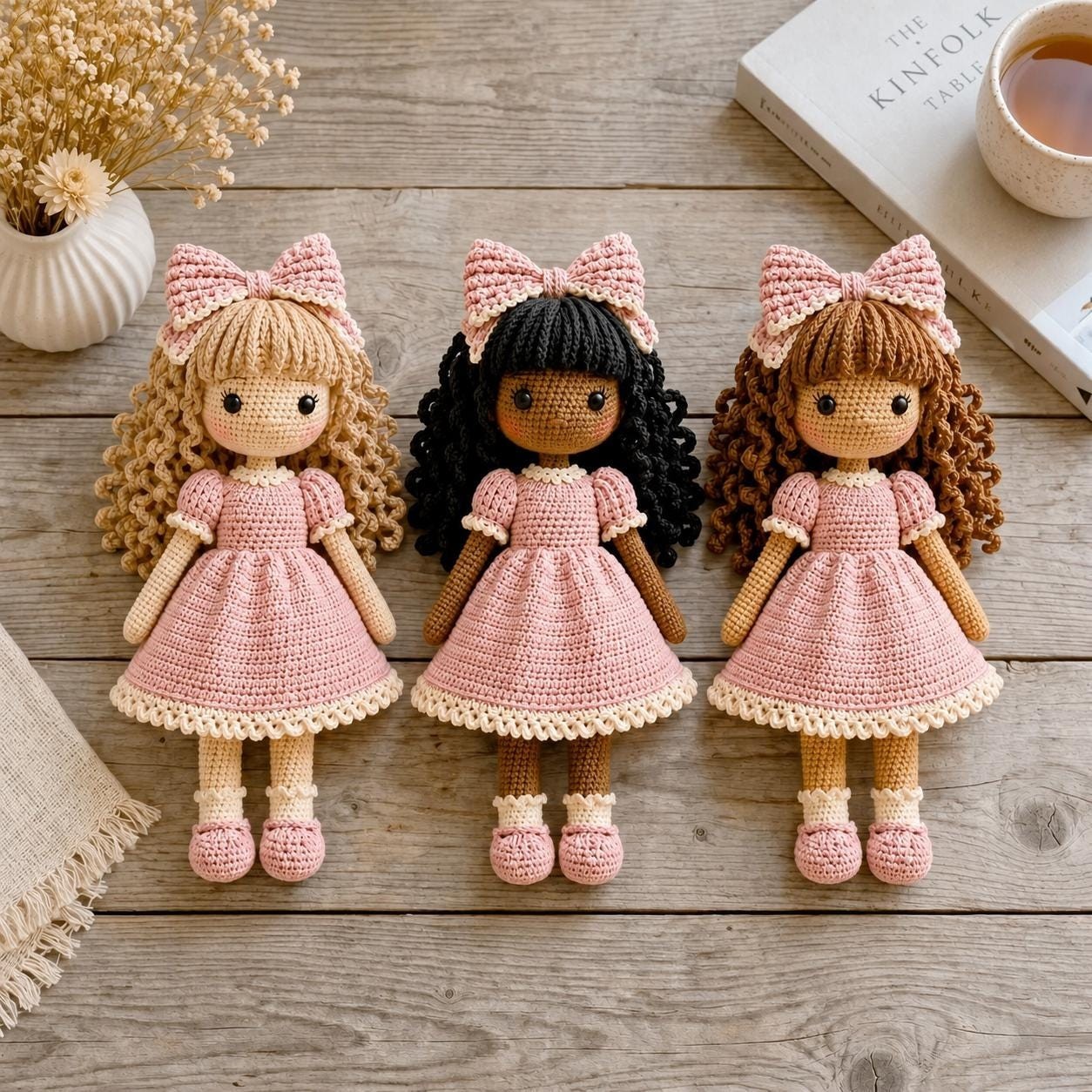 Handmade Custom Crochet Doll Personalized Amigurumi Plush Gift