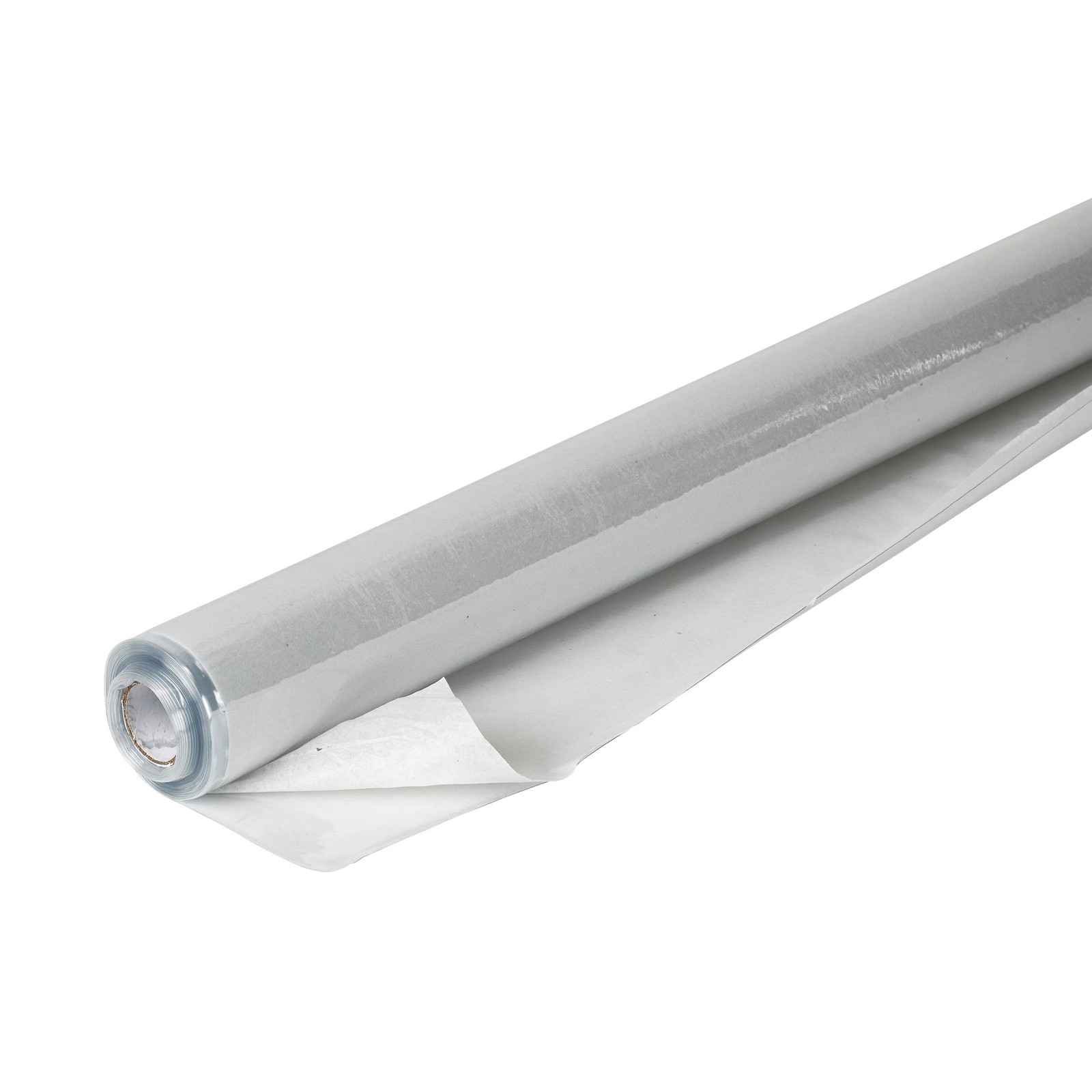 V44216/6 Crystal Clear Vinyl Sheeting-Packaged Rolls, 44" x 18' x 4Mil