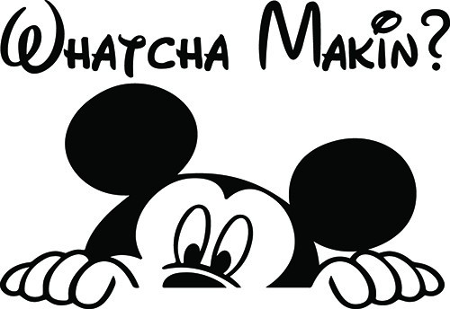 Disney Mickey Mouse KitchenAid Mixer Decal Sticker #2010
