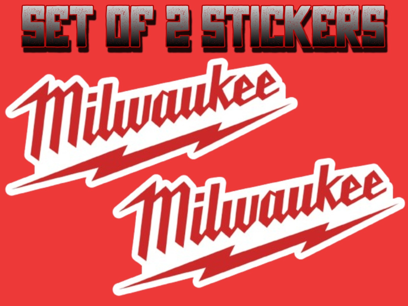 Milwaukee Tools Vinyl Sticker/Decal -Automotive -Ratchet -Wrench -Driver -Racing