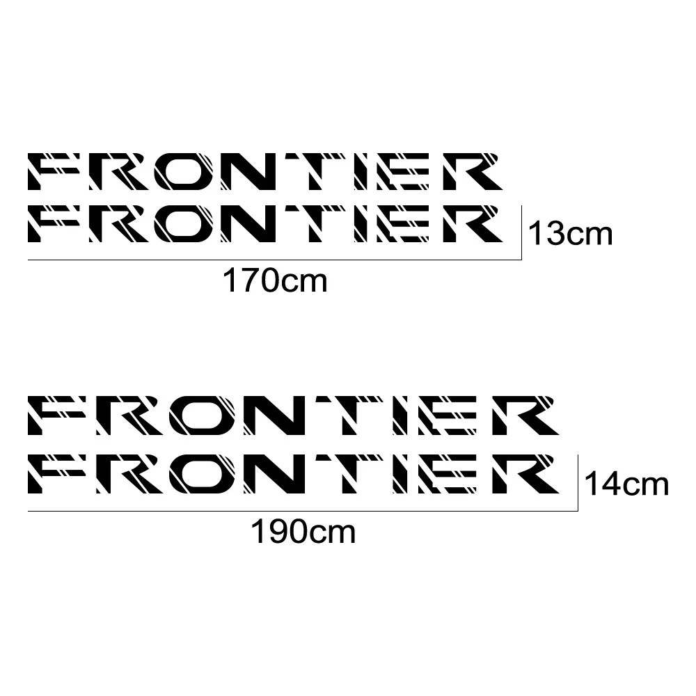 Aftermarket Door Side Stripe Decal for Nissan Frontier D40 / D22 / NP300 | 2-Pi