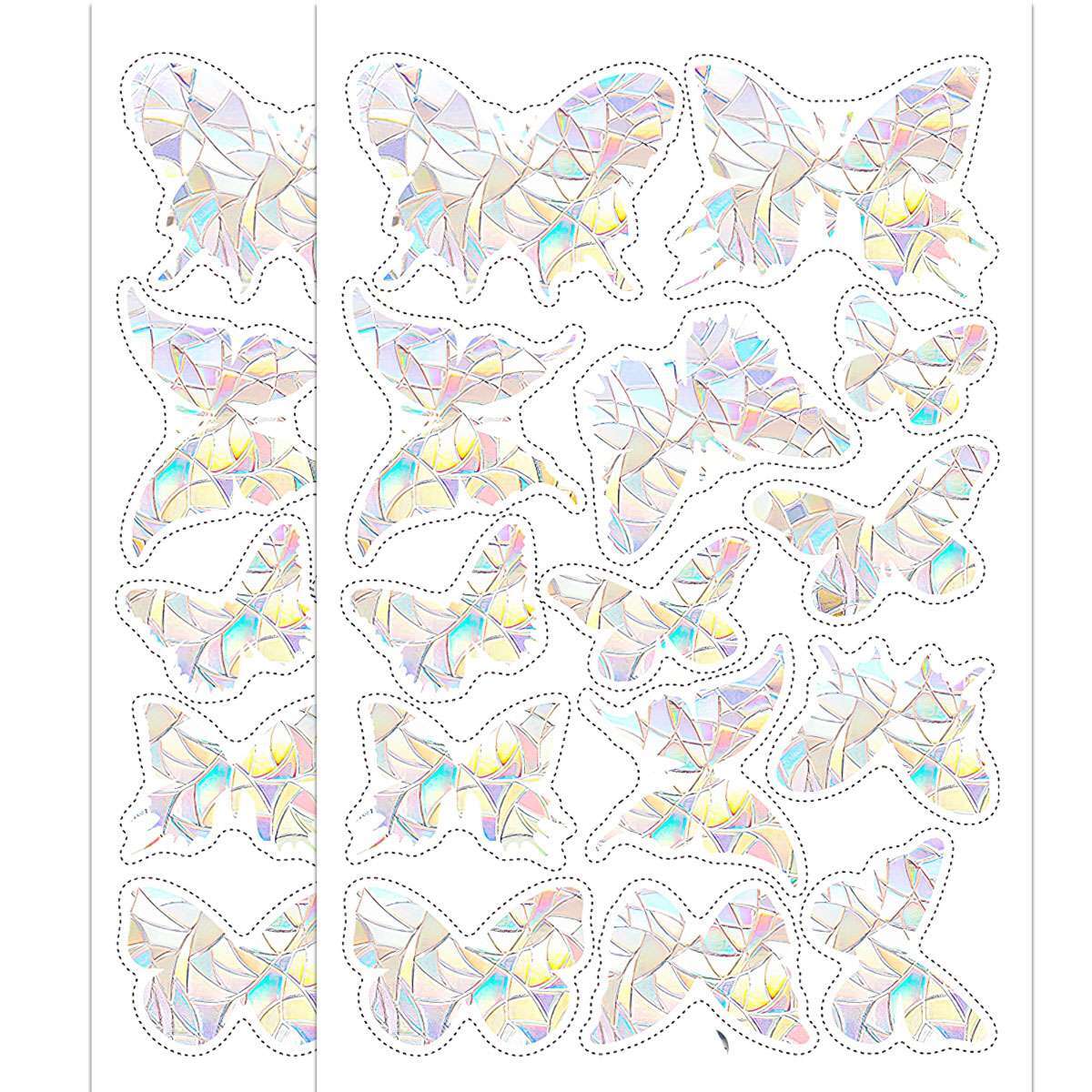 Hummingbird Static Window Clings anti Collision Window Decals for Bird Strikes
