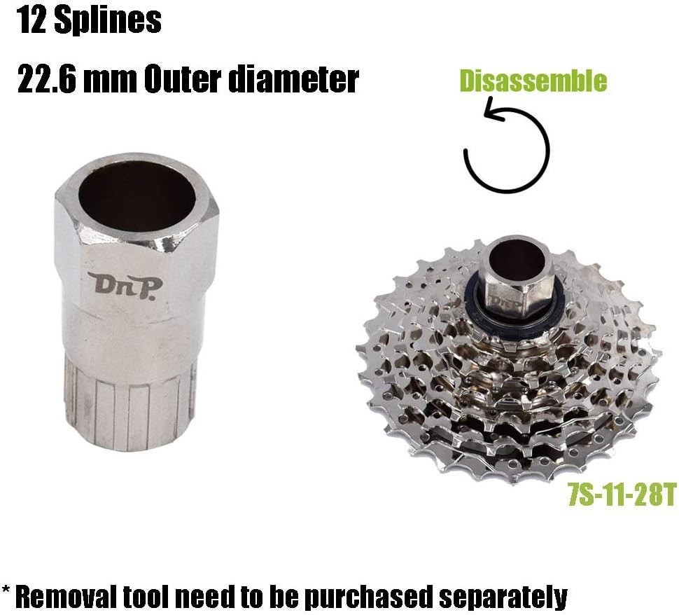 7 Speed Freewheel for E-Bike 11-28T/11-34T Screw On Freewheel