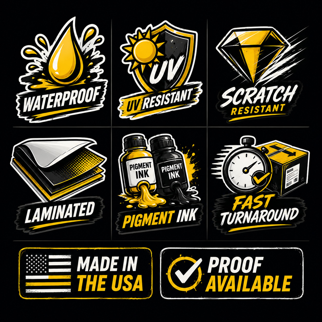 Custom Die Cut Vinyl Color Sticker –UV Resistant Water Resistant Car laptop